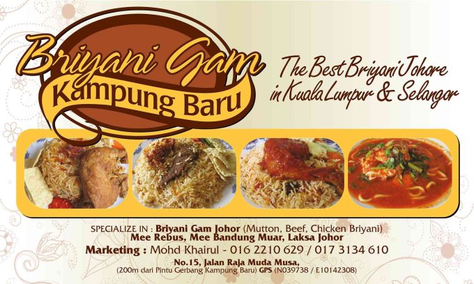 Katering Briyani Kampung Baru